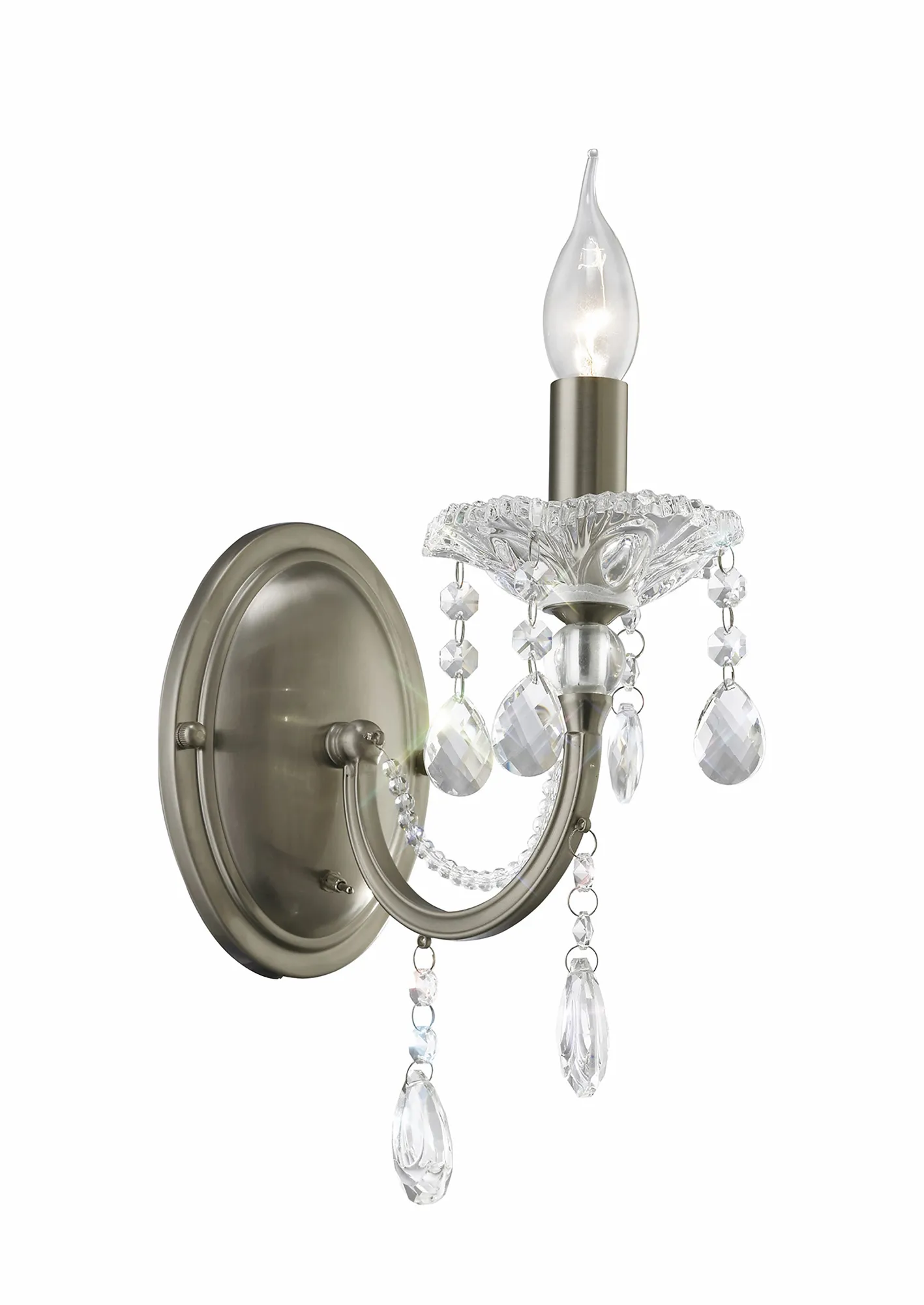 Leana Crystal Wall Lights Diyas Armed Wall Lights